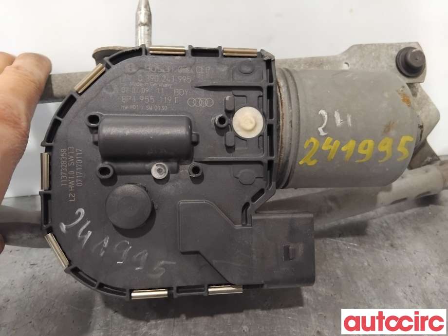 Viskermotor frontrute til Audi A3 2003-2008 (Type II, Fase 1)  (AUDI|8P1955023Q|0390241995|8P1955023K)