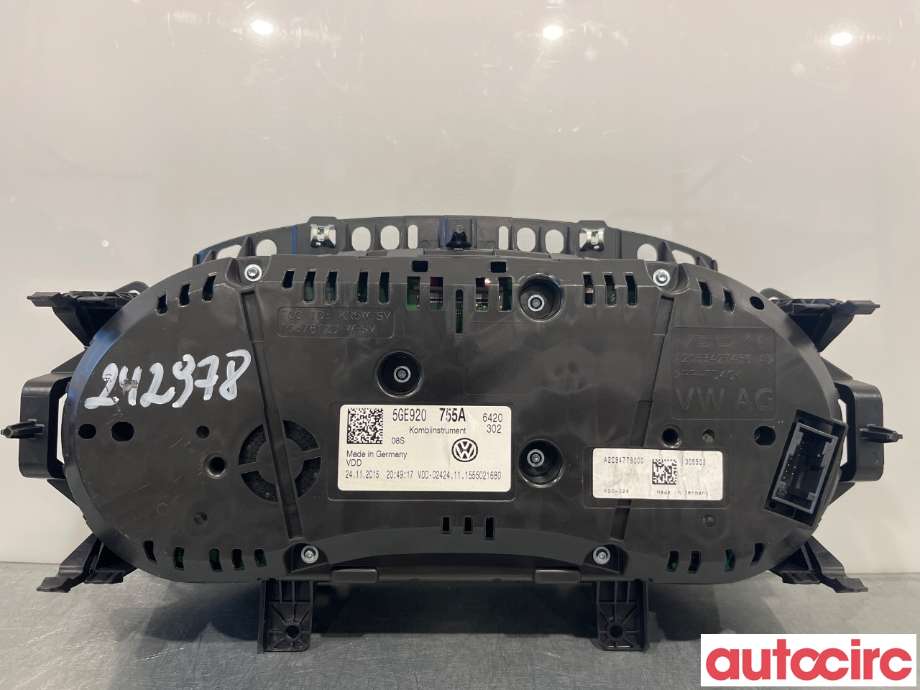 Instrumentpanel til VW e-Golf 2014-2017 (Fase 1)  (VOLKSWAGEN|5GE920755A)