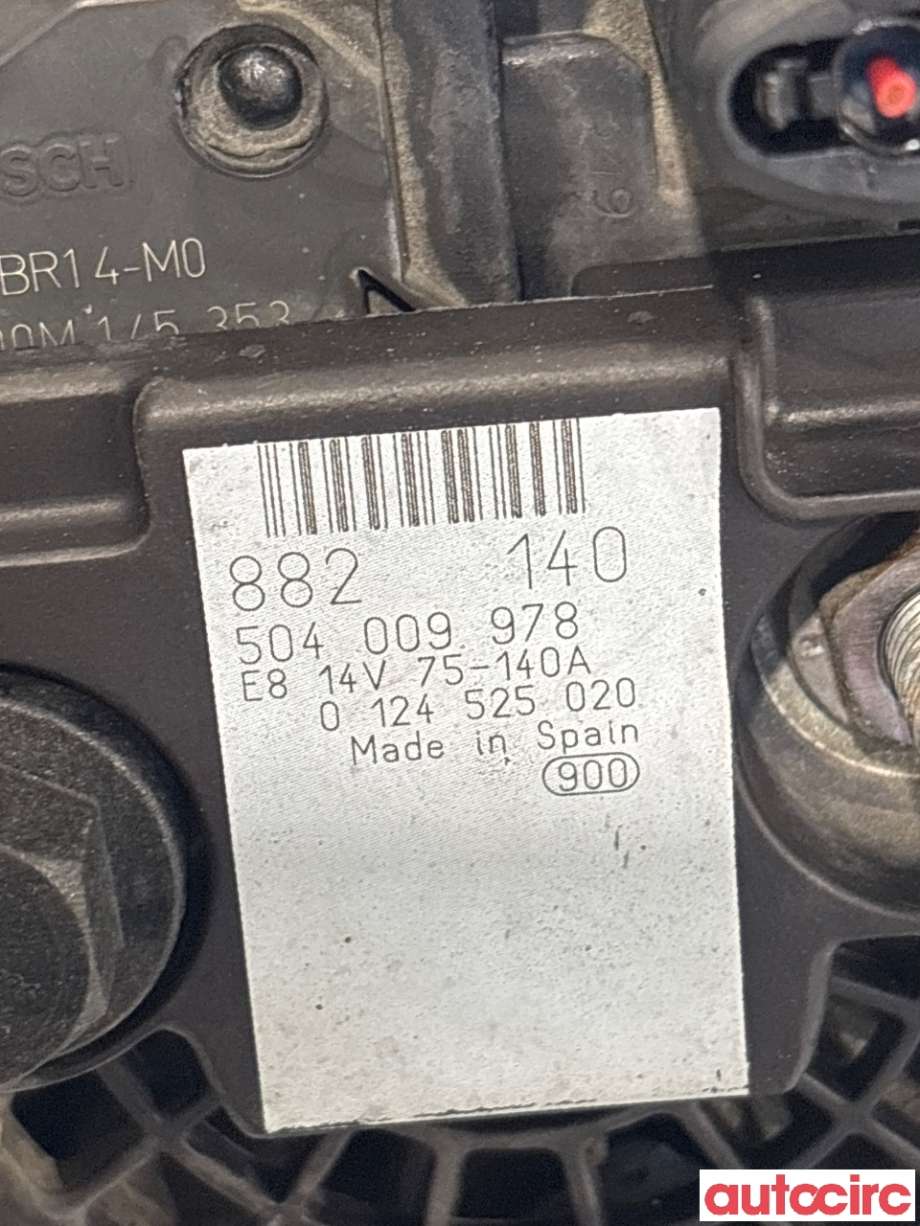 Dynamo til Iveco Daily 2006-2011 (Type IV)  (IVECO|NO NR||504009978)