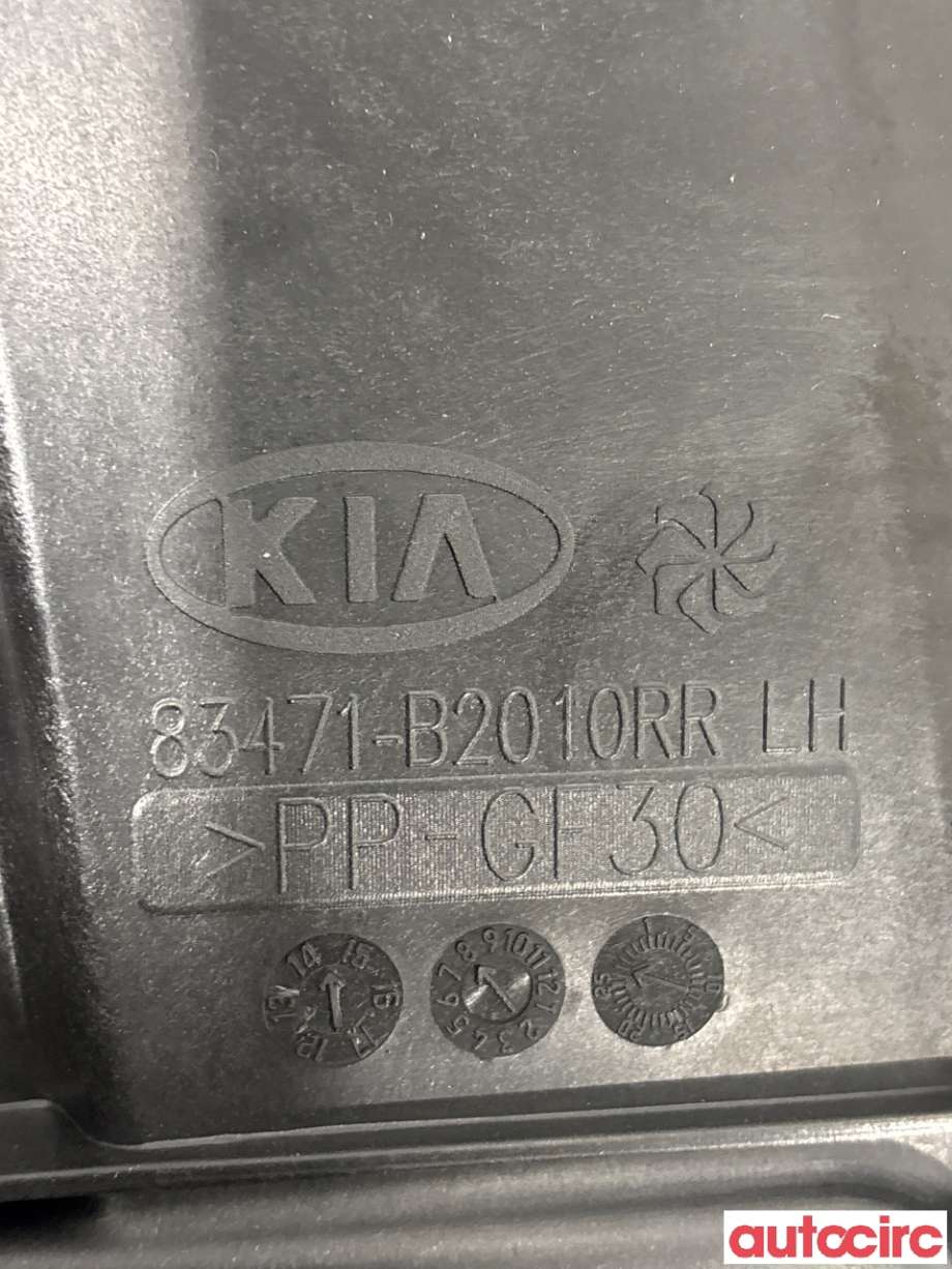 Ruteheis til Kia Soul 2014-2019 (Type II)  (KIA|83471B2000||83471-B2010)