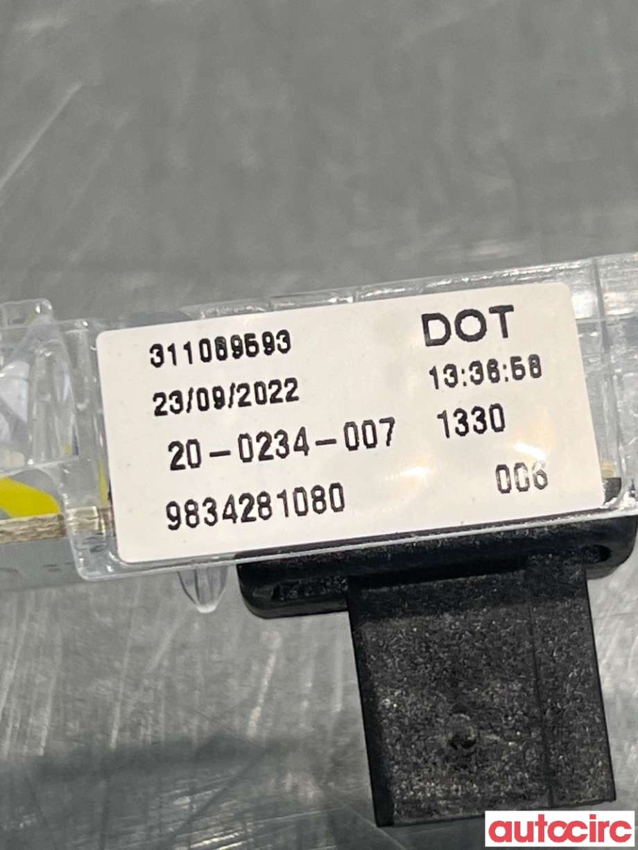 Baklykt bremselys bakrute til Citroën C4, Spacetourer 2019-->>  (CITROEN|9834281080|)