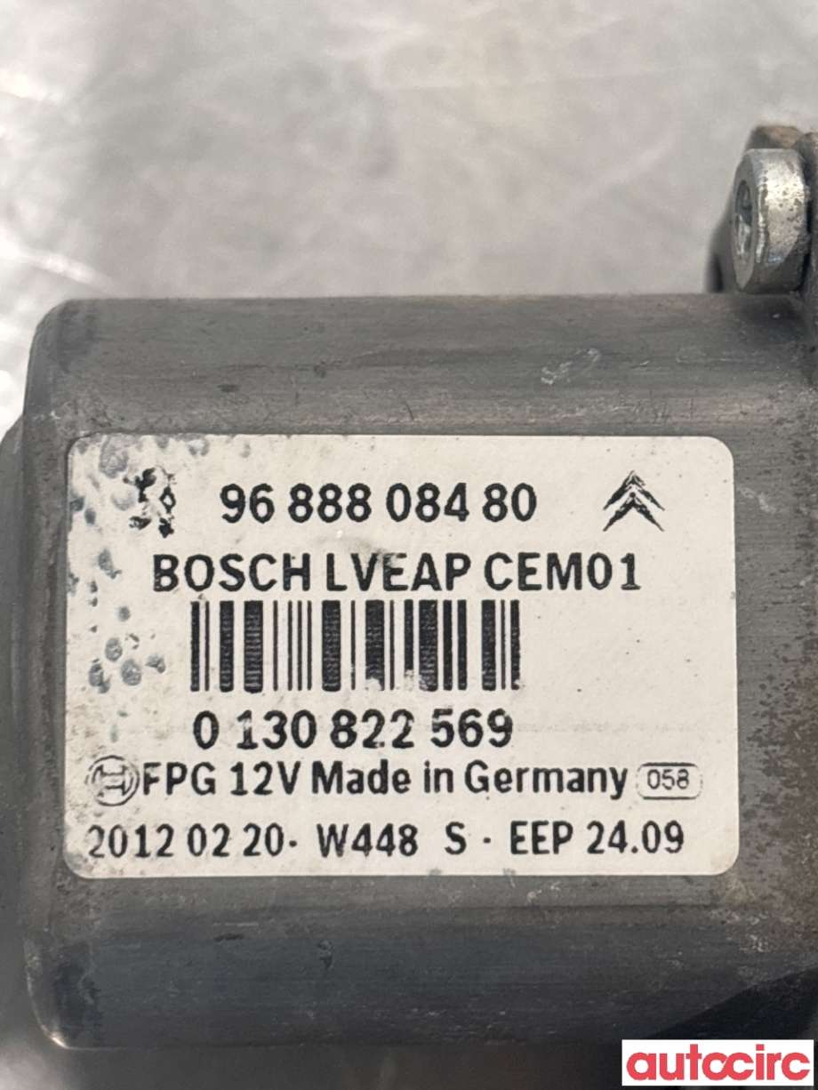 Ruteheis venstre bak til Peugeot 508 2011-2014 (Type I, Fase 1)  (PEUGEOT|9223H5|0130822569|9688808480)