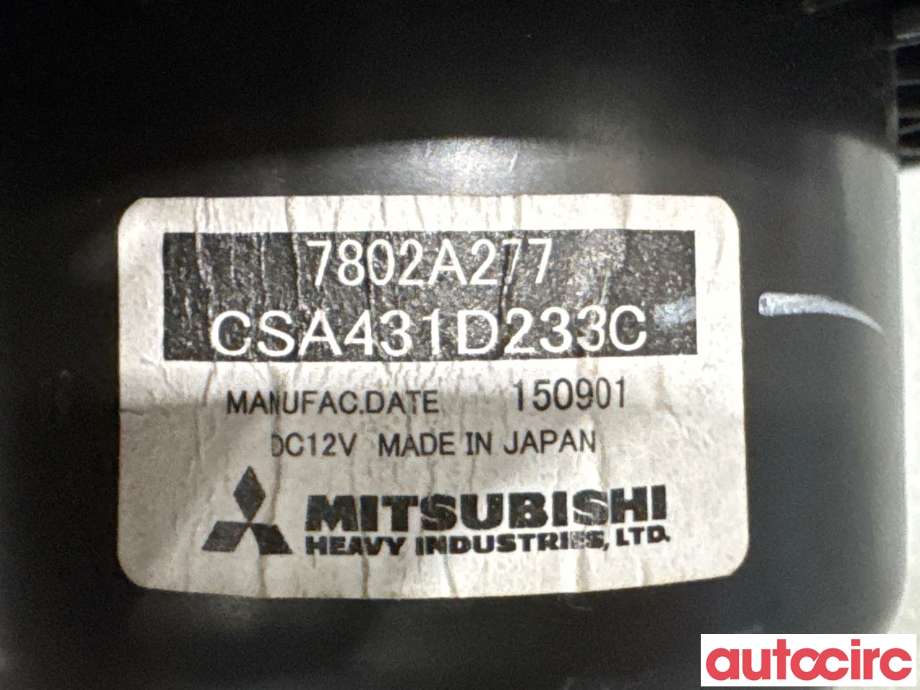 Varmeapparat motor til Mitsubishi Outlander 2015-->> (Type III, Fase 2)  (MITSUBISHI|7802A277|CSA431D233C)