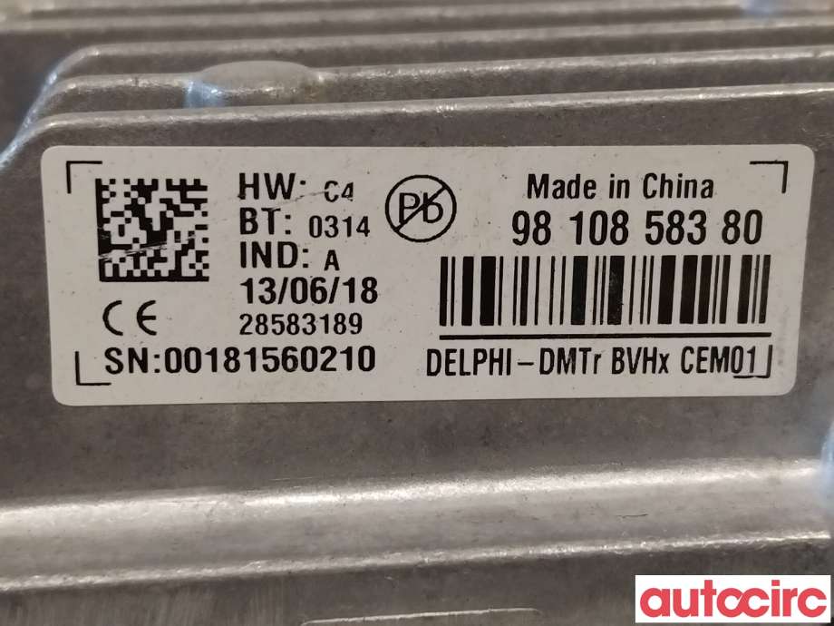 Styreenhet diverse til Peugeot 3008 2016-->> (Type II)  (PEUGEOT|9810858380)