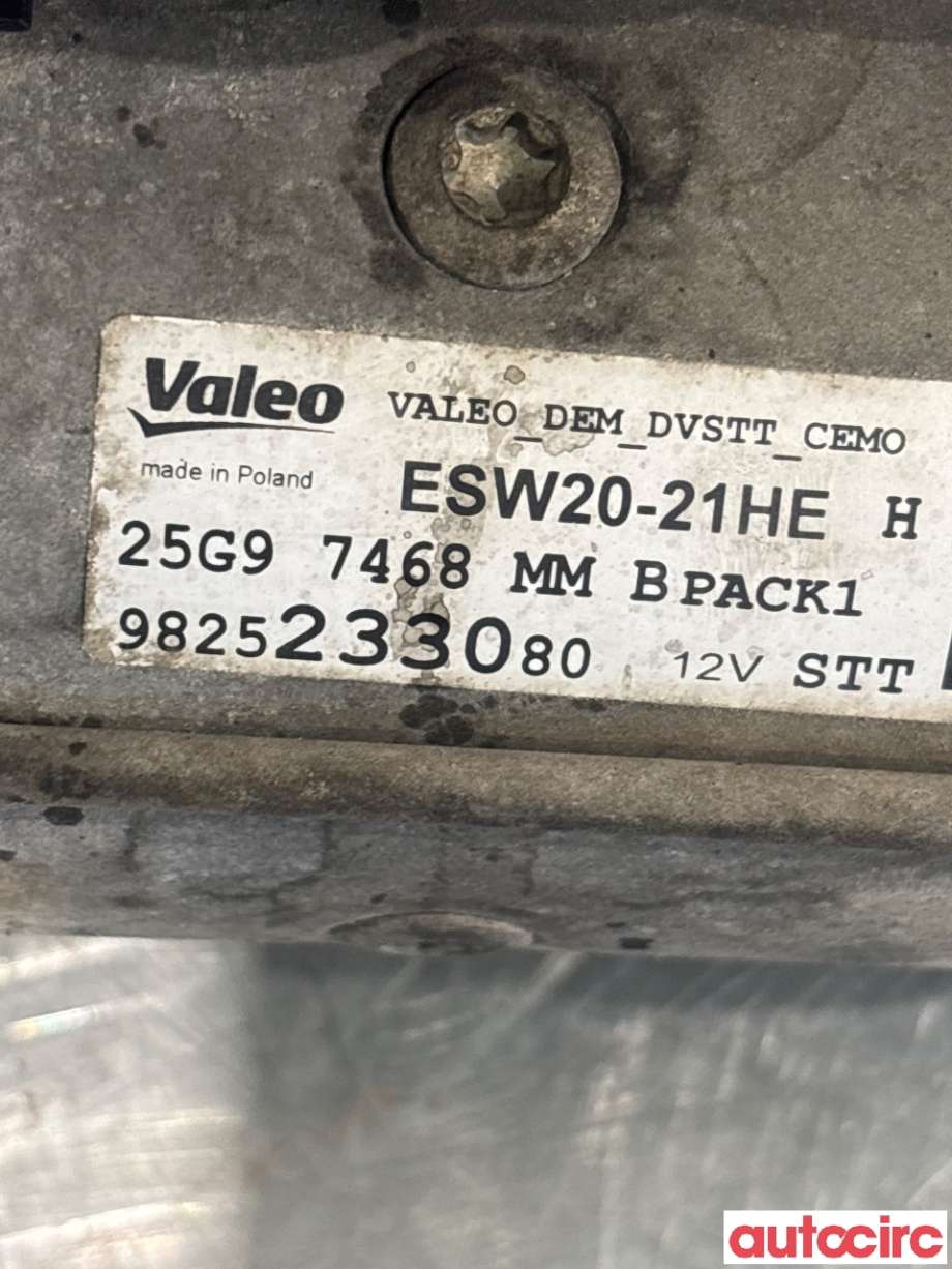 Starter diesel til Citroën Berlingo 2019-->> (Type III)  (CITROEN|9825233080|ESW20-21HE)