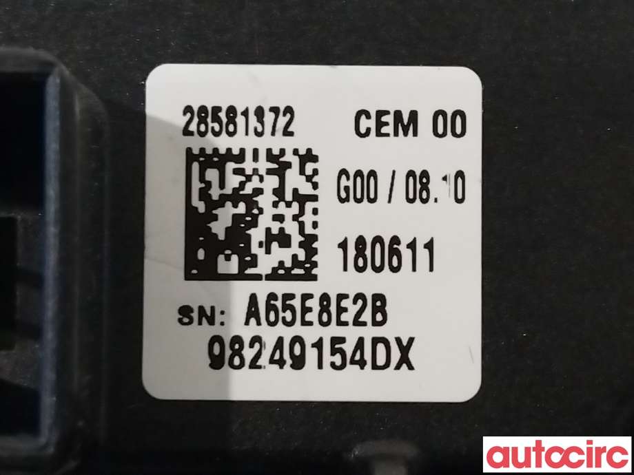 Varmeapparat betjening til Peugeot 3008 2016-->> (Type II)  (PEUGEOT|98249154DX)