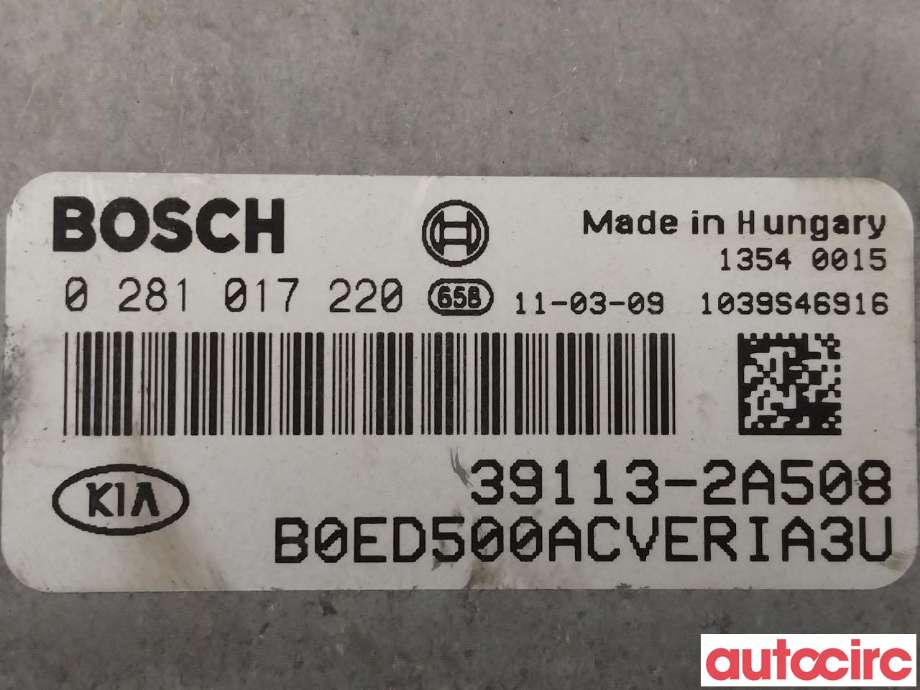 Styreenhet motor til Kia Cee
