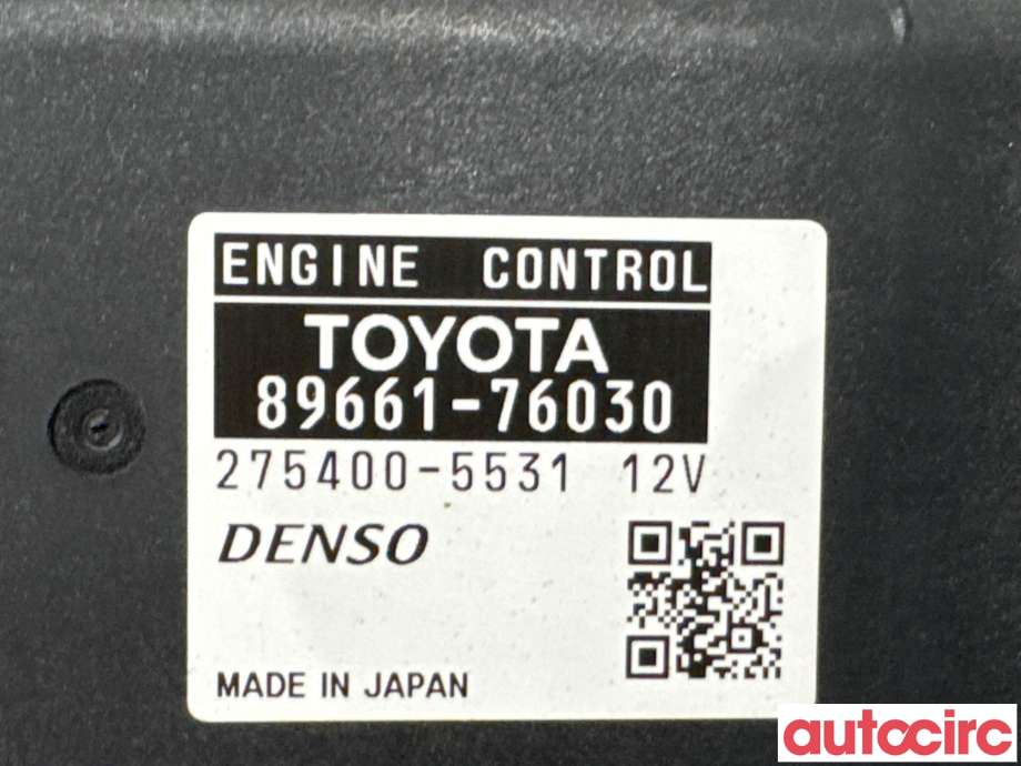 Styreenhet motor til Lexus CT 2010-2020  (LEXUS|8966076030|275400-5531|89661-76030)