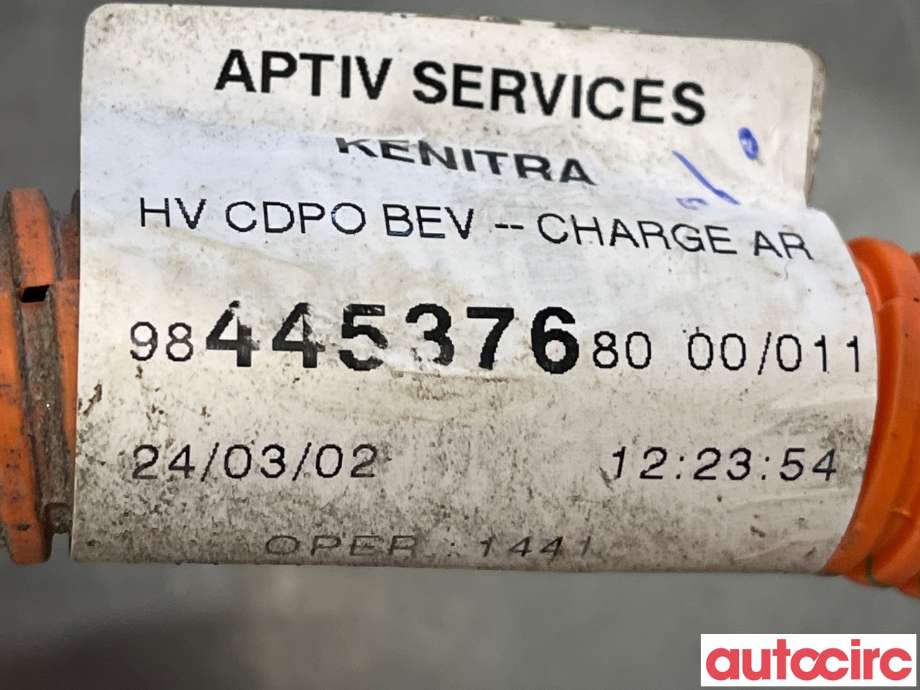 Kabel høy volt (HV) hybrid til Peugeot e-3008 2023-->>  (PEUGEOT|9844537680|)
