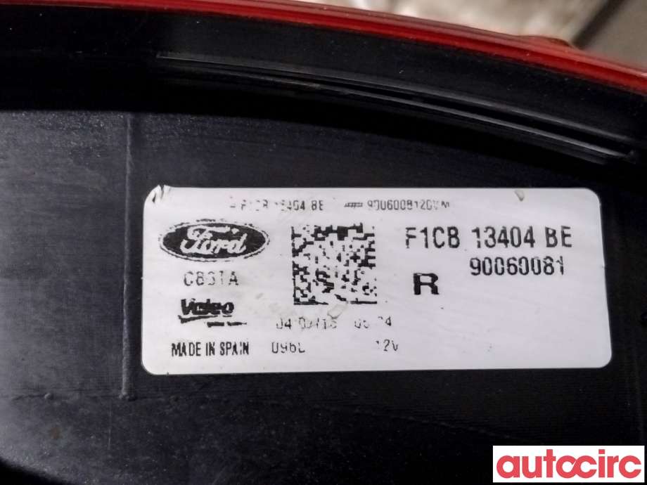 Baklykt høyre til Ford C-Max 2015-2019 (Type II, Fase 2)  (FORD|2021999|90060081|F1CB13404BE)