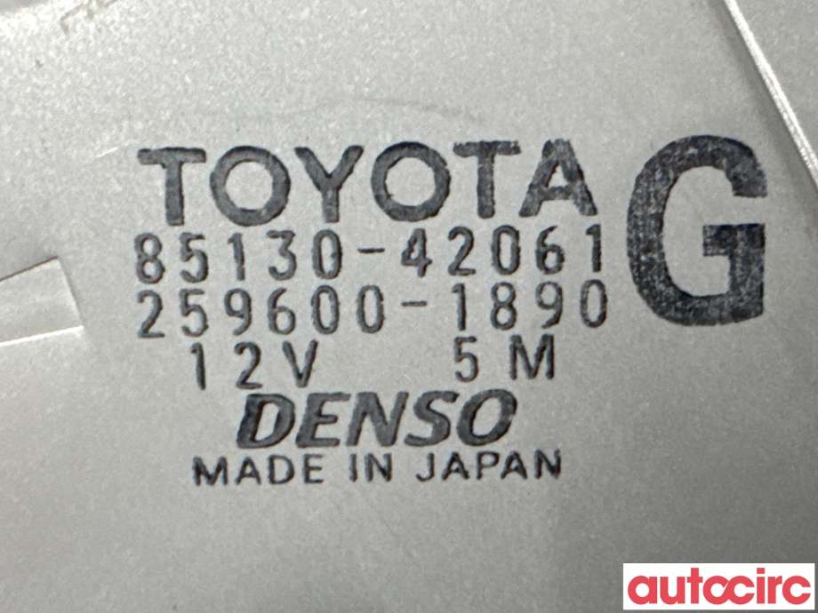 Viskermotor bakrute til Toyota RAV4 2009-2013 (Type III, Fase 2)  (TOYOTA|8513042061|259600-1890|85130-42061)