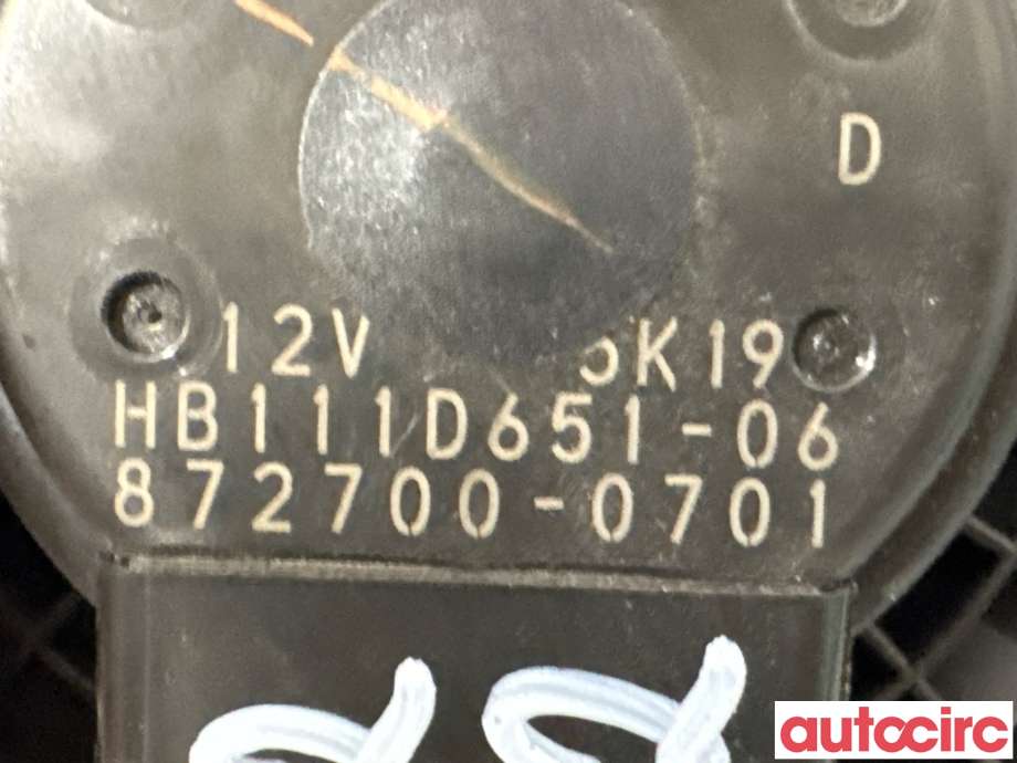 Varmeapparat motor til Mazda CX-3 2015-2022 (MAZDA|DD2F-61-B10|872700-0701|)