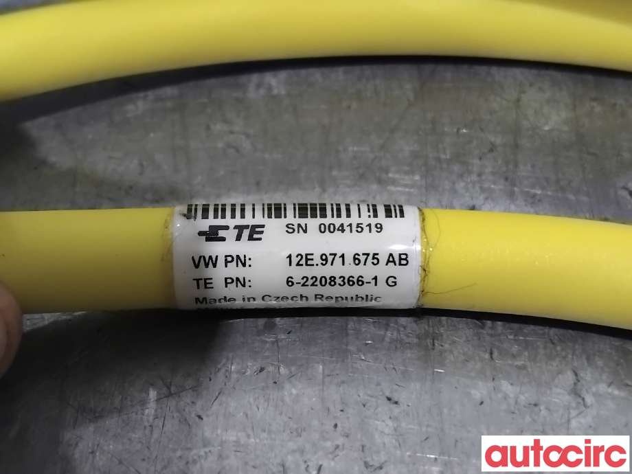 Batterilader kabel til VW e-Golf 2017-2020 (Fase 2) (VOLKSWAGEN|9J1971675|6-2208366-1G|12E971675AB)