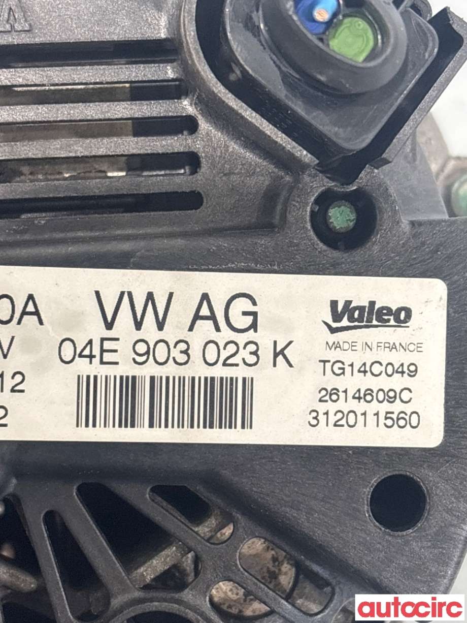 Dynamo til VW Golf VII 2012-2017 (Fase 1)  (VOLKSWAGEN|04E903023K|TG14C049)