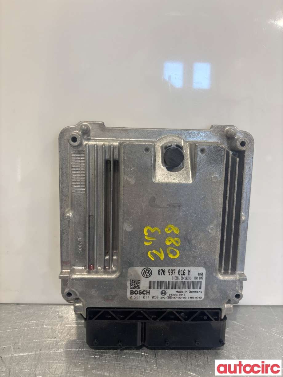 Styreenhet motor til VW Transporter / Caravelle 2003-2009 (Fase 1) (T5) (T5) (VOLKSWAGEN|070997016M|0281014050)