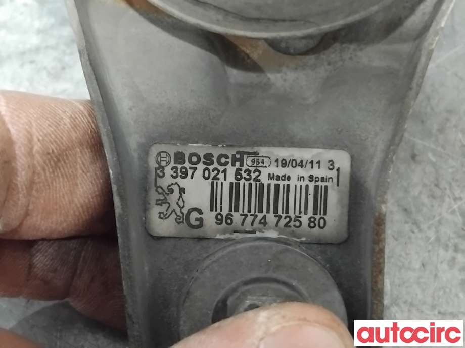 Viskermotor frontrute til Peugeot 508 2011-2014 (Type I, Fase 1) (PEUGEOT|9677472580|1397220614)