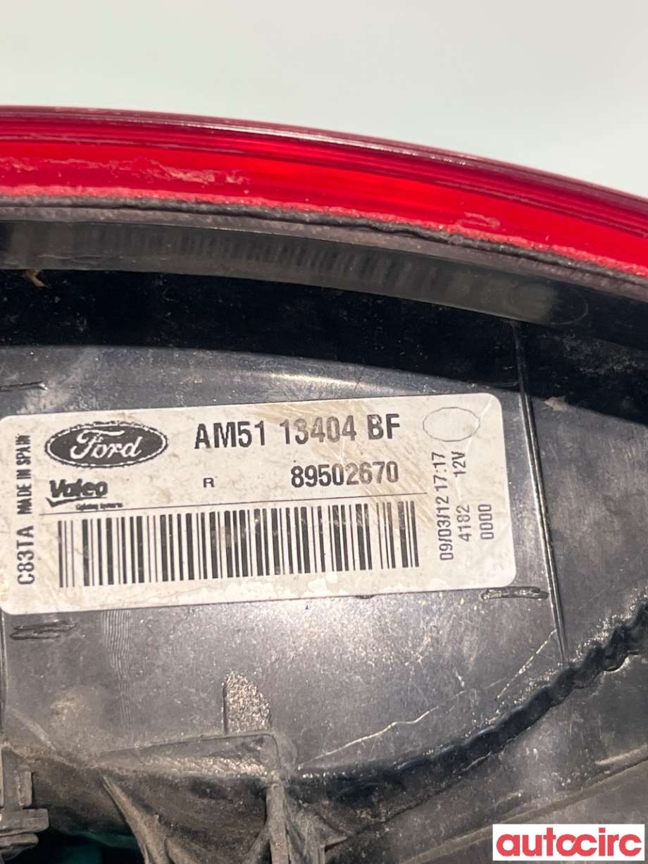 Baklykt høyre til Ford C-Max 2010-2015 (Type II, Fase 1) (FORD|1767526|AM51-13404-BF)
