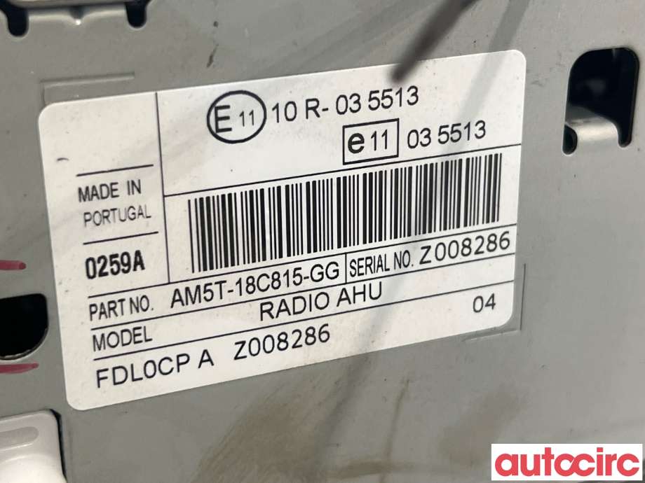 Bilstereo til Ford C-Max 2010-2015 (Type II, Fase 1) (FORD|2277323|AM5T-18C815-GG)