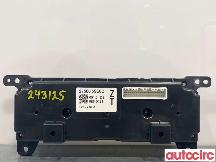 Varmeapparat betjening til Nissan Leaf 2018-->> (Type II)  (NISSAN|275005SE0B|275005SE0C)