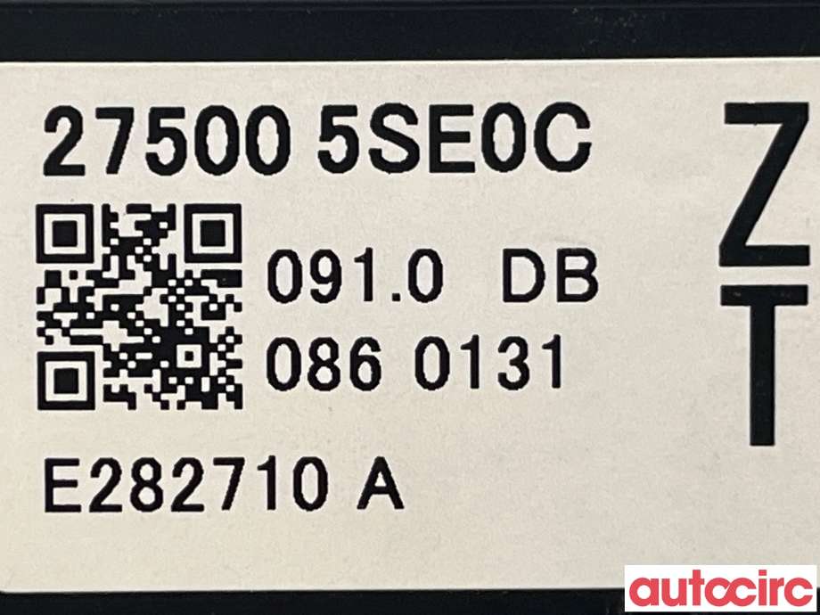 Varmeapparat betjening til Nissan Leaf 2018-->> (Type II)  (NISSAN|275005SE0B|275005SE0C)