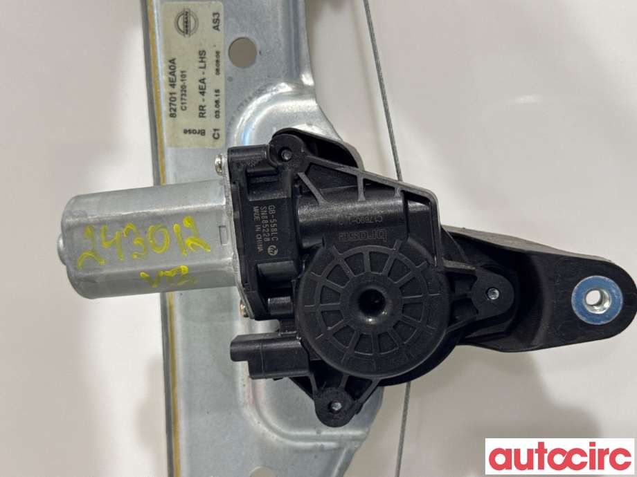 Ruteheis venstre bak til Nissan Qashqai 2014-2021 (Type II)  (NISSAN|827014EA0A|C17690-100)
