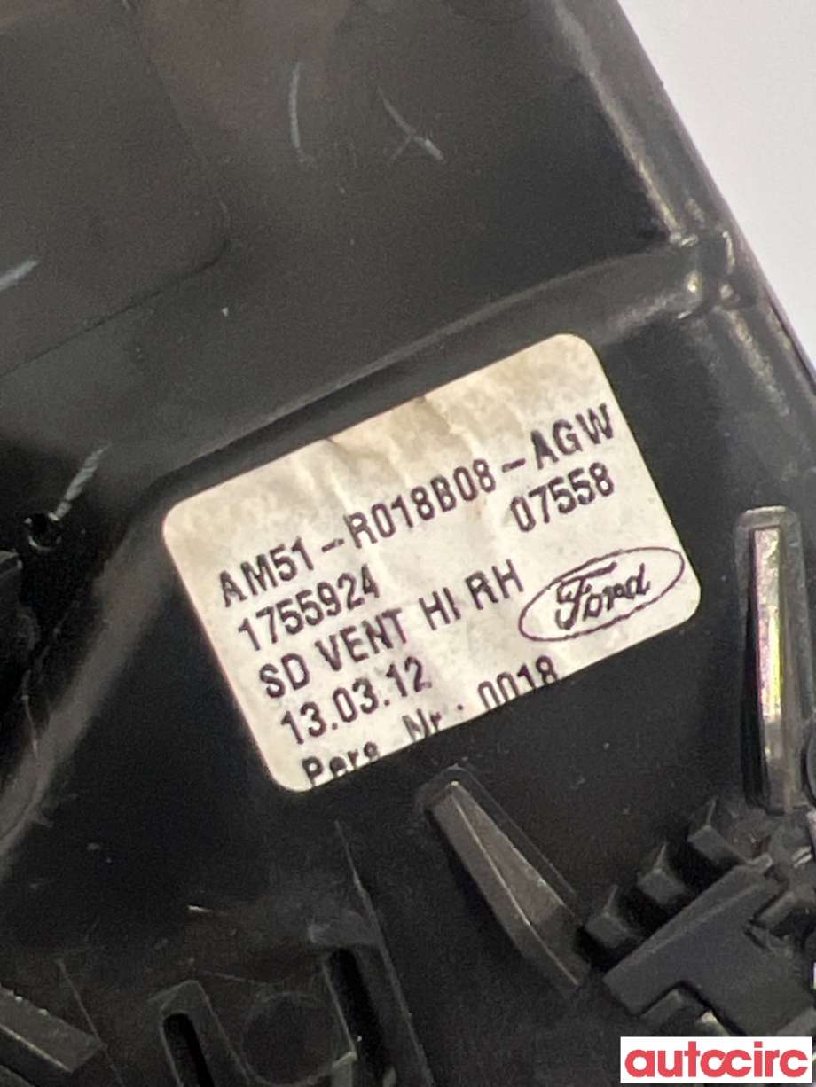 Dashbord friskluftdyse til Ford C-Max 2010-2015 (Type II, Fase 1) (FORD|1790488|AM51-R018B08-AGW)