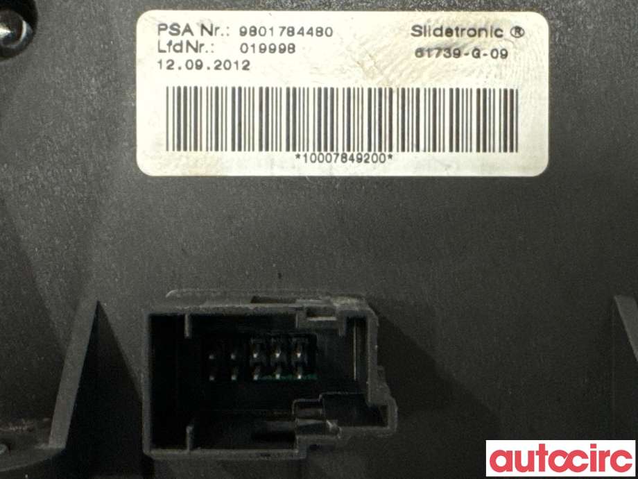 Girstang/girvelger automat til Peugeot 508 2011-2014 (Type I, Fase 1) (PEUGEOT|9801784480|61739-G-09)