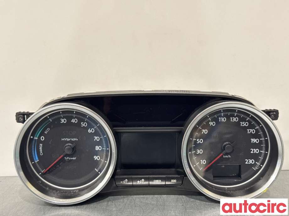 Instrumentpanel til Peugeot 508, 2011-2014 (Type I, Fase 1) (PEUGEOT|9674477280)