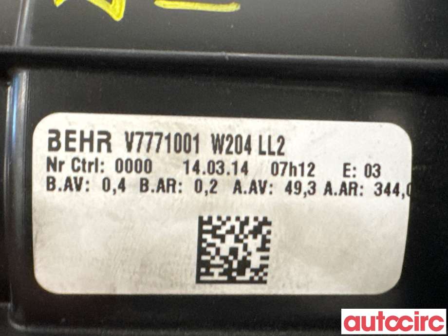 Varmeapparat motor til Mercedes E-Klasse 2009-2013 (Fase 1) (W212) (W212) (MERCEDES|A2128200708|V7771001|)