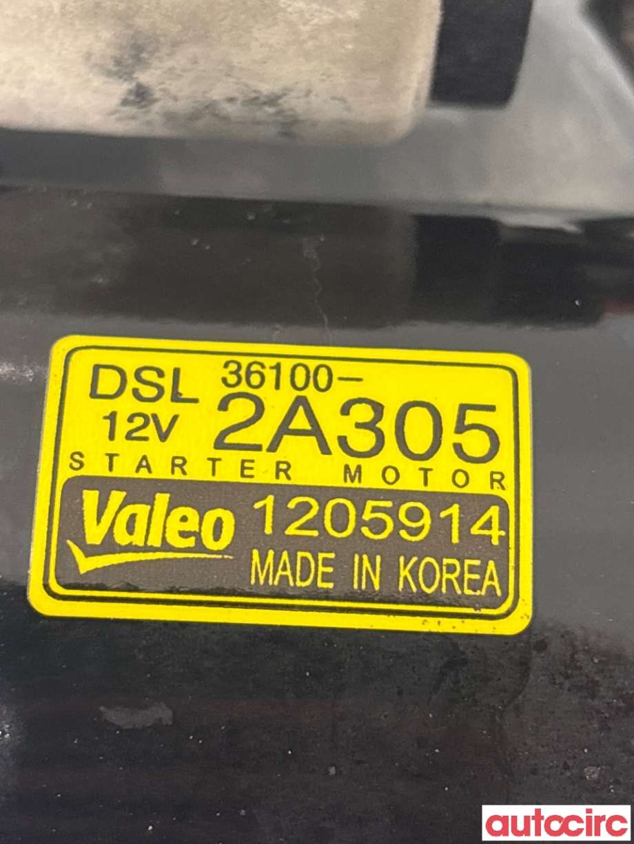 Starter diesel til Kia Soul 2014-2019 (Type II) (KIA|361002A305|1205914|36100-2A305)