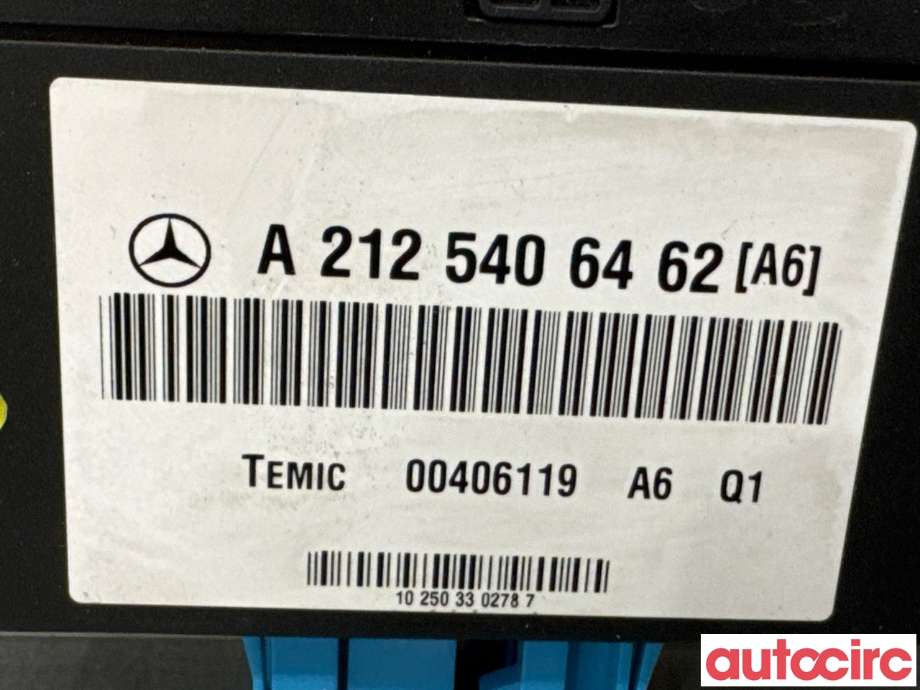 Styreenhet nivå/luftfjæring til Mercedes E-Klasse 2009-2013 (Fase 1) (W212) (W212) (MERCEDES|A2129006514|00406119|A2125406462)