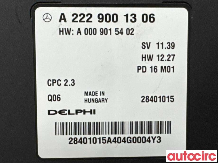 Styreenhet diverse til Mercedes GLE 2015-2018 (Fase 2) (W166) (W166) (MERCEDES|A2229001306|28401015)