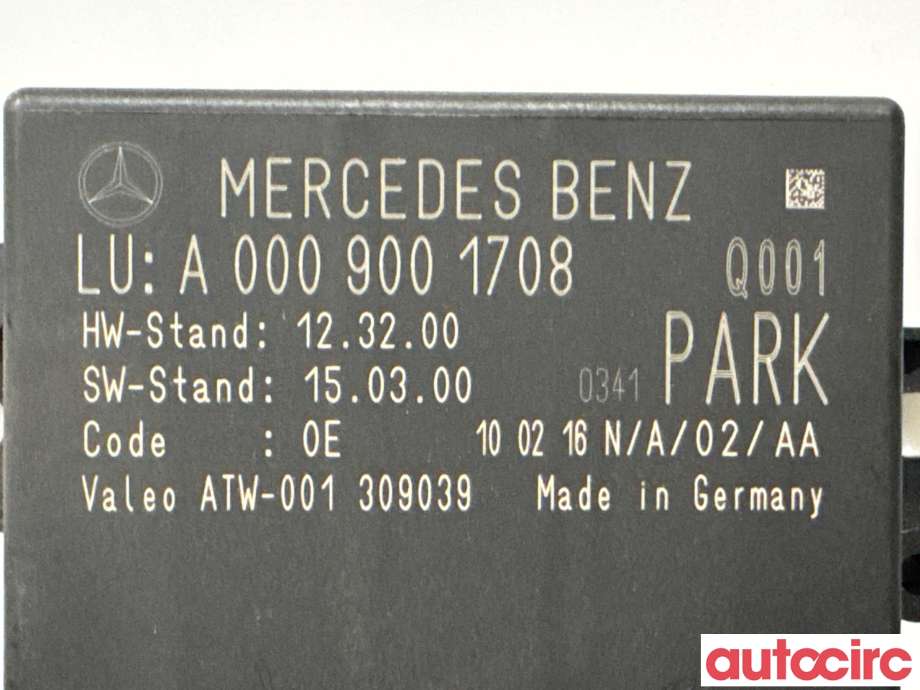Styreenhet parkering til Mercedes GLE 2015-2018 (Fase 2) (W166) (W166) (MERCEDES|A0009001708||A0009007311)