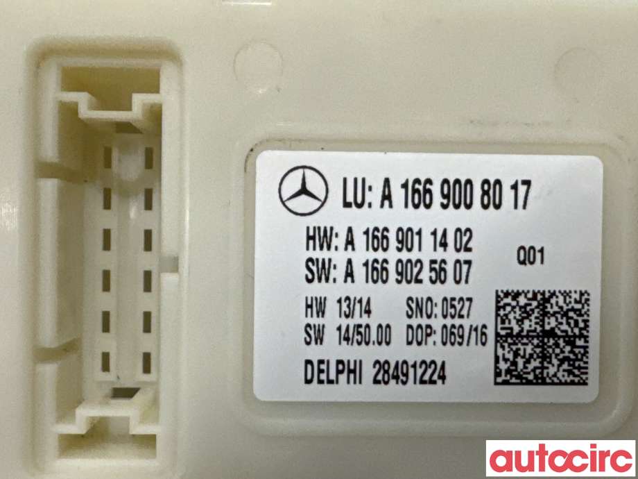 Styreenhet diverse til Mercedes GLE 2015-2018 (Fase 2) (W166) (W166) (MERCEDES|A1669008017|28491224)