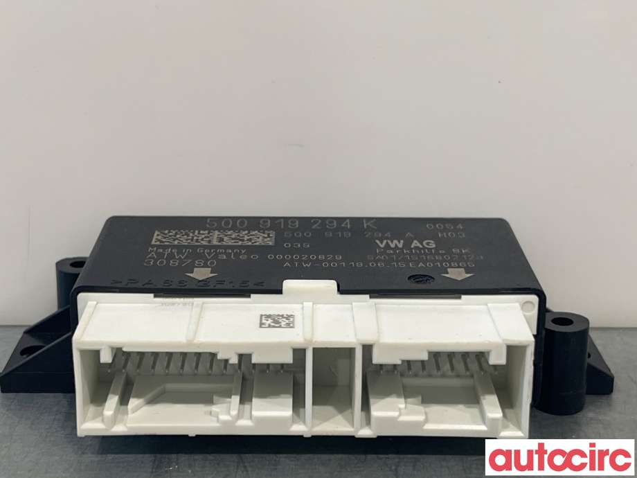 Styreenhet parkering til Audi A3 2012-2016 (Type III, Fase 1) (AUDI|5Q0919294K)