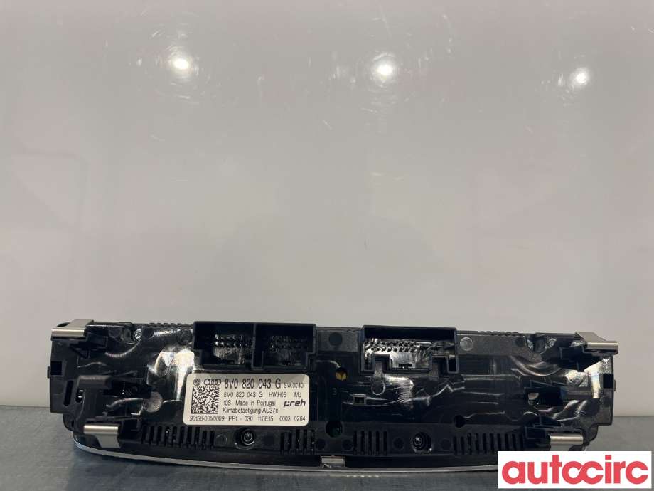 Varmeapparat betjening til Audi A3 2012-2016 (Type III, Fase 1) (AUDI|8V0820043G|)