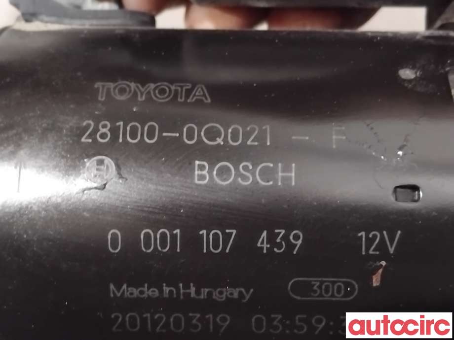 Starter til Peugeot 107 2006-2014  (PEUGEOT|5802EZ|0001107439|5802EY)