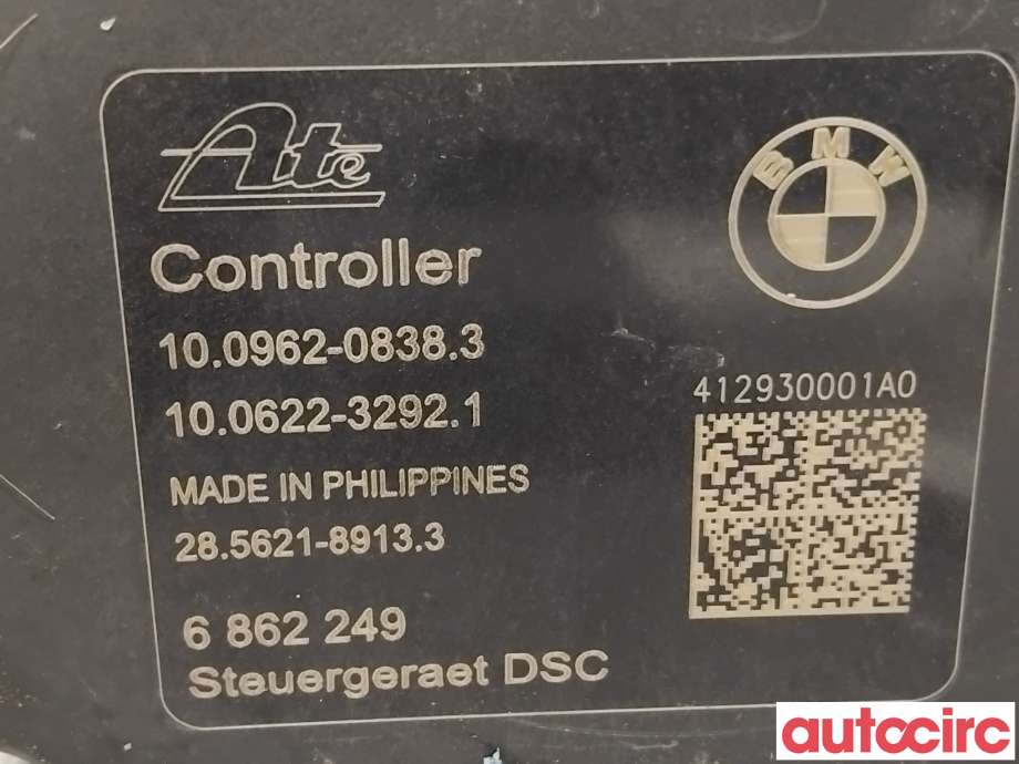 ABS sentral til BMW 3-Serie 2012-2018 (F30/F31/F34) (F30/F31/F34) (BMW|34512460511|100962-08383|3451-6862248)