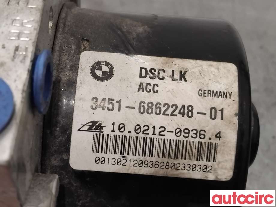ABS sentral til BMW 3-Serie 2012-2018 (F30/F31/F34) (F30/F31/F34) (BMW|34512460511|100962-08383|3451-6862248)