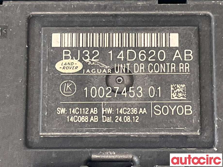 Styreenhet dør venstre bak til Land Rover Range Rover, Evoque 2011-2019 (Type I)  (LAND-ROVER|LR044071|BJ3214D620AB)