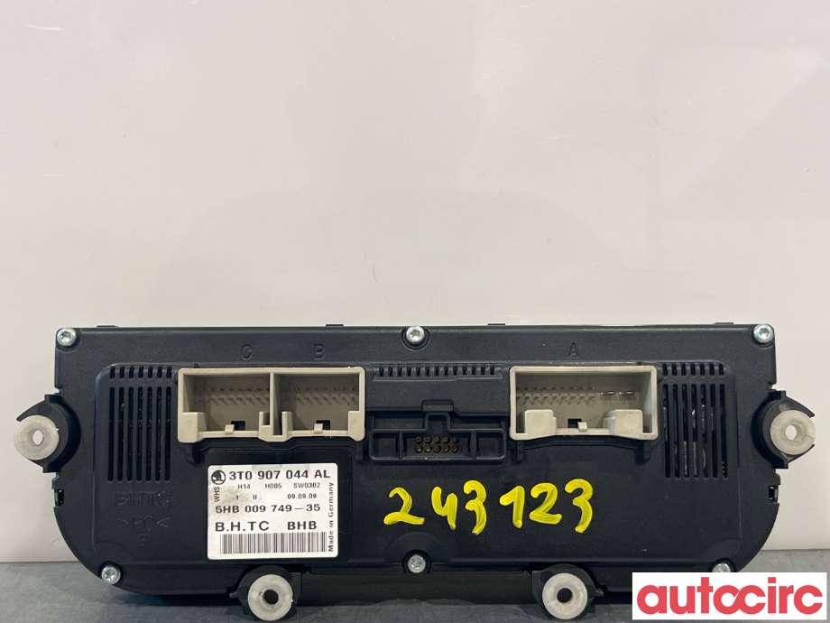 Varmeapparat betjening til Škoda Superb 2008-2015 (Type II)  (SKODA|3T0907044AS|3T0907044AL)