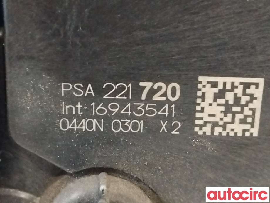 Låsekasse høyre bak til Peugeot Partner 2019-->> (Type III)  (PEUGEOT|9822172080|16943541)