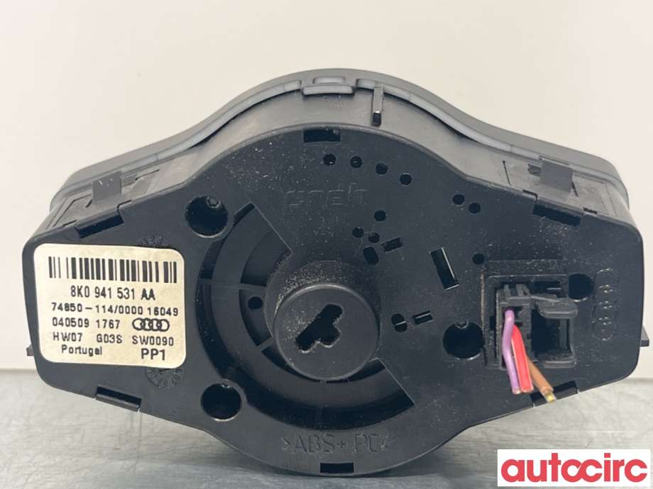Bryter lys til Audi Q5 2008-2012 (Type I, Fase 1)  (AUDI|8K0941531AS|74850-114|8K0941531AA)