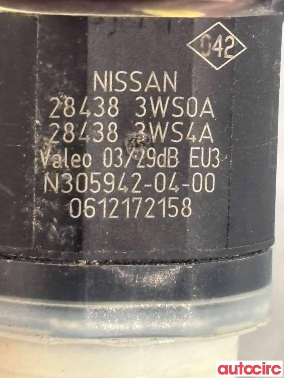 Parkeringssensor bak til Nissan Leaf 2018-->> (Type II)  (NISSAN|284383WS4A||284383WS0A)
