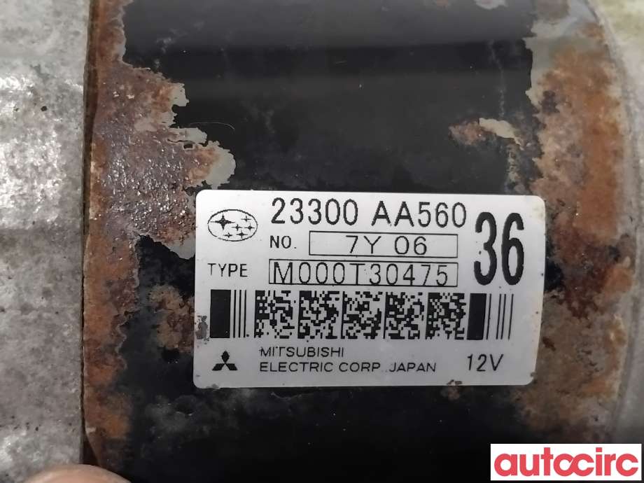 Starter til Subaru Impreza 2008-2012 (Type III)  (SUBARU|23300AA560|M000T30475)