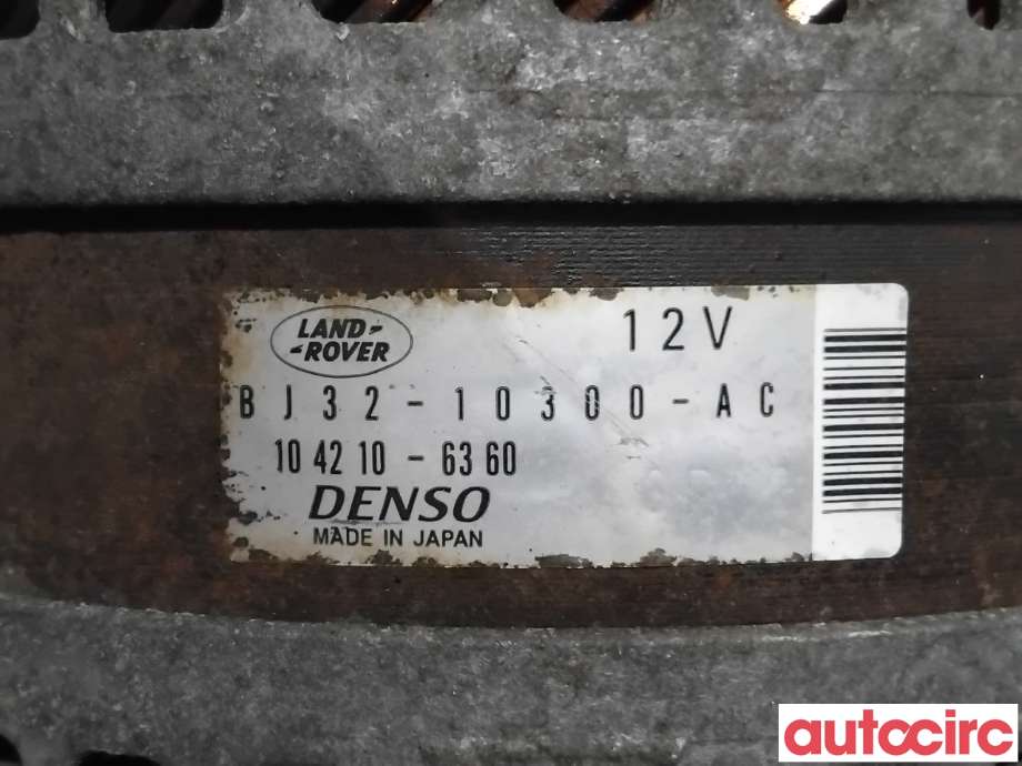 Dynamo til Land Rover Range Rover, Evoque 2011-2019 (Type I)  (LAND-ROVER|LR028116|104210-6360|BJ32-10300-AC)