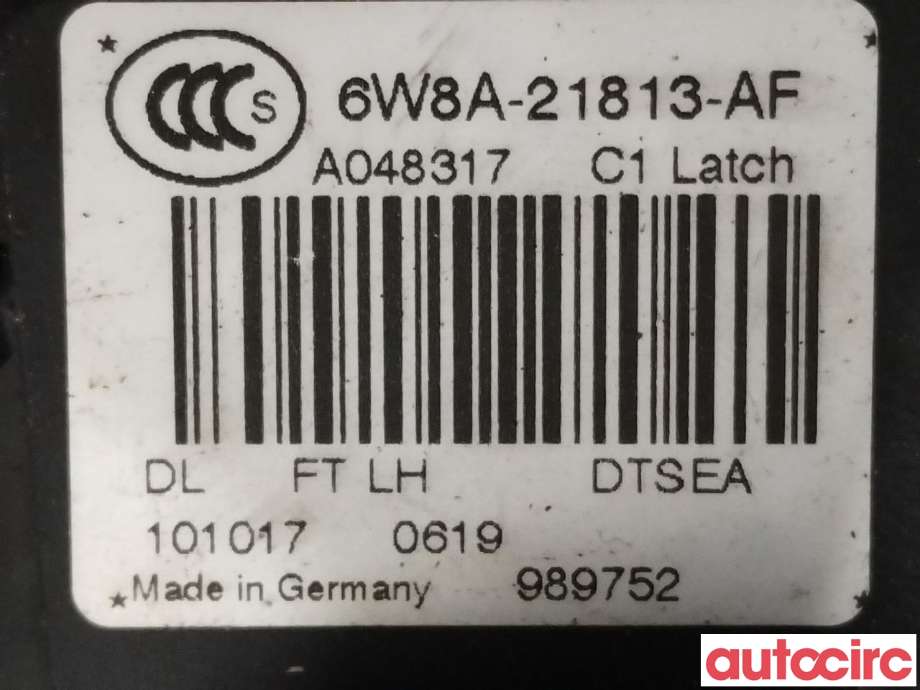 Låsekasse venstre foran til Land Rover Range Rover, Evoque 2011-2019 (Type I)  (LAND-ROVER|LR011277|6W8A21813AF)