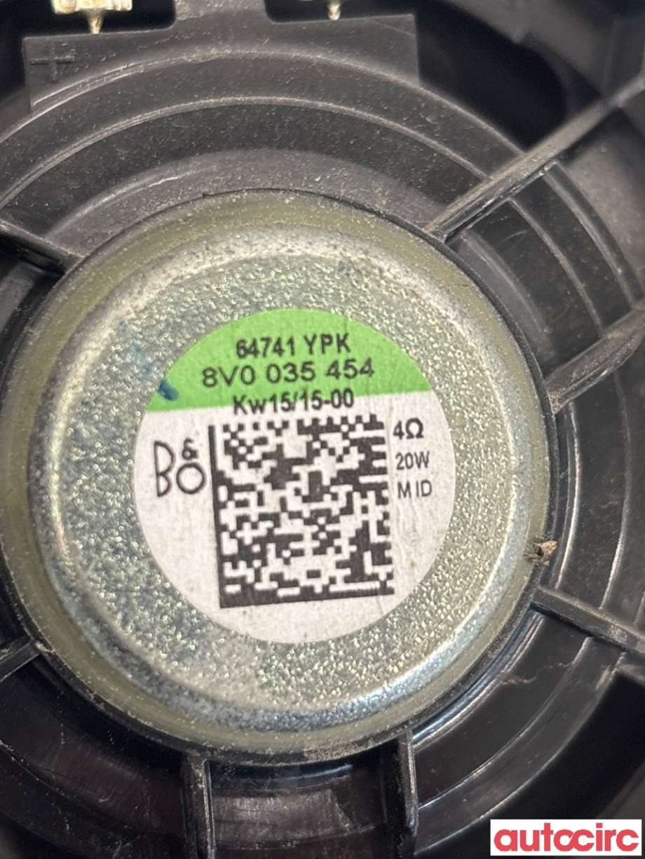 Bilstereo høyttaler til Audi A3 2012-2016 (Type III, Fase 1)  (AUDI|8V0035454A||8V0035454)
