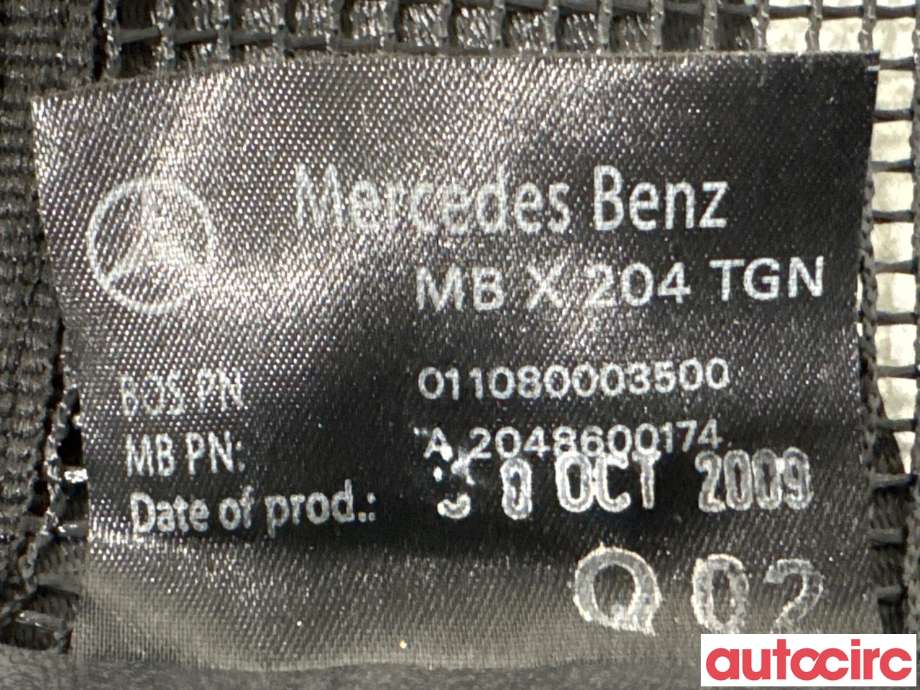 Diverse deler til Mercedes GLK 2008-2015 (X204) (X204) (MERCEDES|A2048600174||A2048601000)