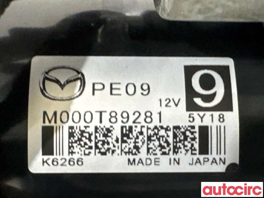 Starter til Mazda CX-3 2015-2022  (MAZDA|PE09-18-400|M000T89281|PE09)